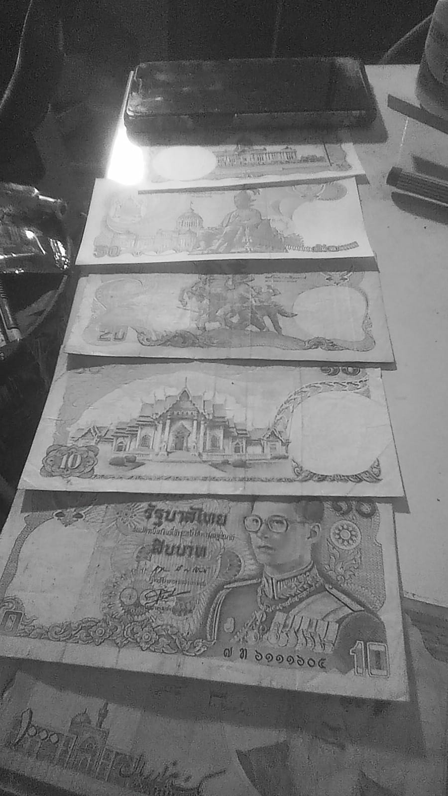 Uang Kertas Thailand Kuno